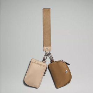 Lululemon Dual Pouch Wristlet- Allspice/Trench